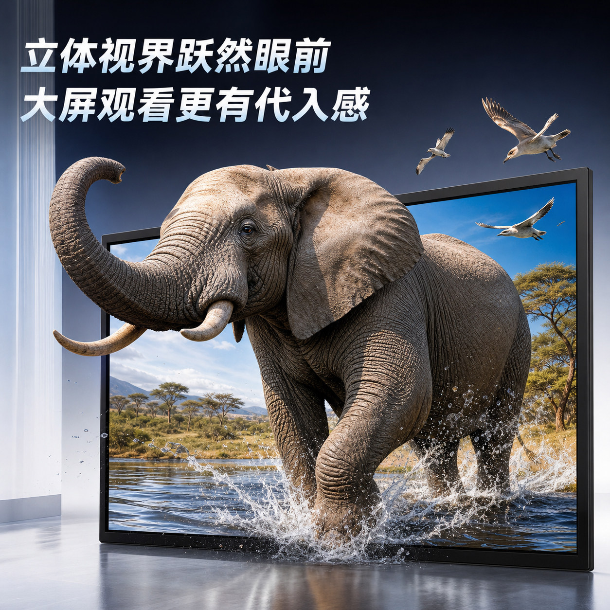裸眼3D显示器英伦科技4K光场大屏