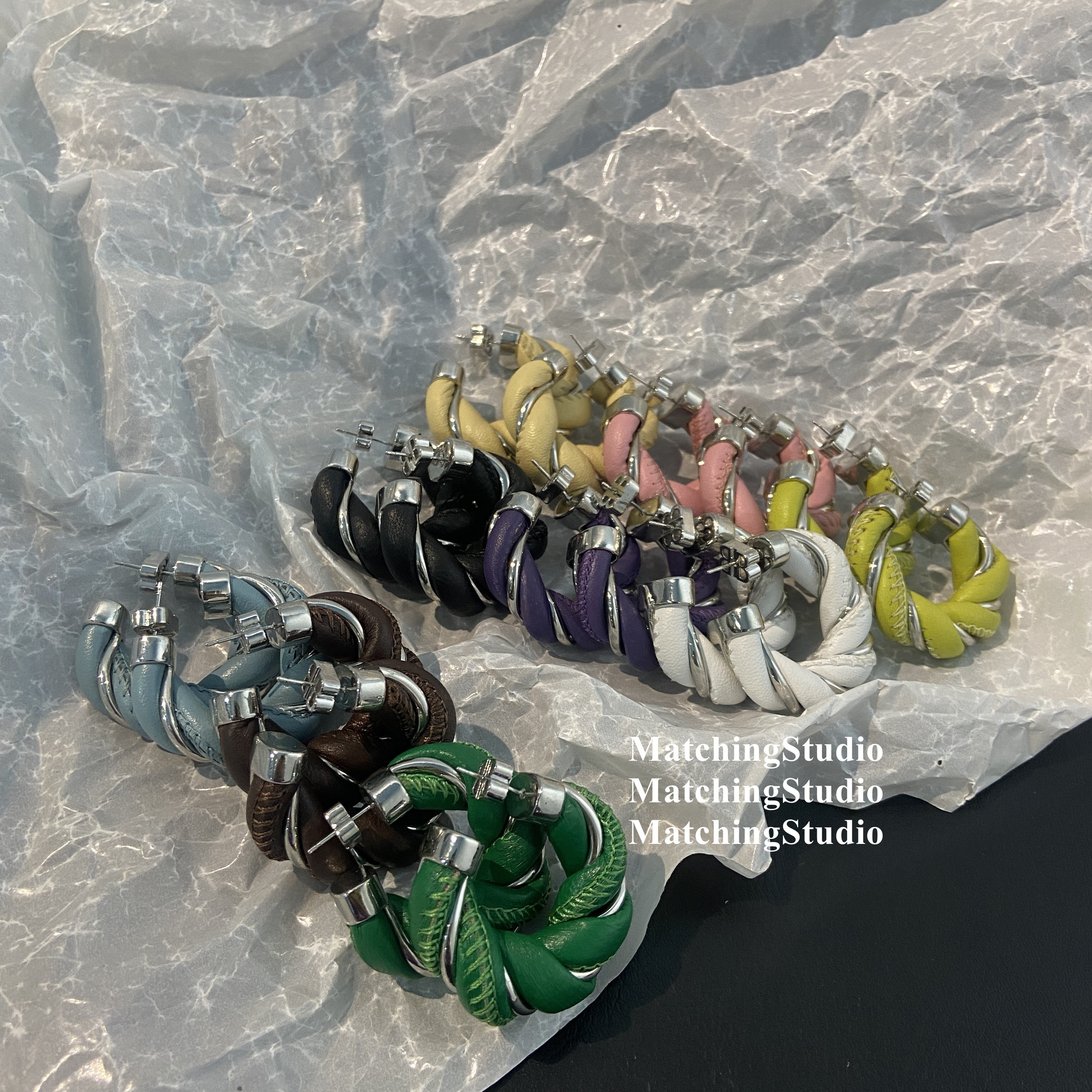高定设计感耳环重工BV时尚
