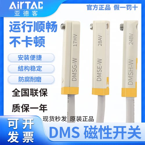 亚德客DMS电子两线磁性接近开关DMSG/DMSH/DMSJ/DMSE-020/030/050