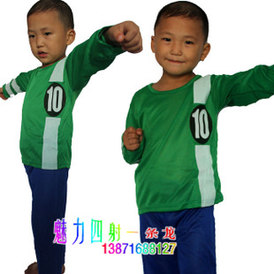 儿童化装舞会表演服装 万圣节服饰 卡通动漫衣服 ben10服装