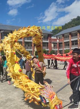 儿童烫金龙学生舞龙牛津布龙