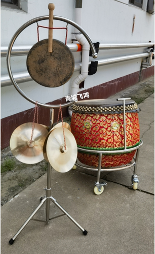 竞技加厚18寸黄牛皮醒狮鼓