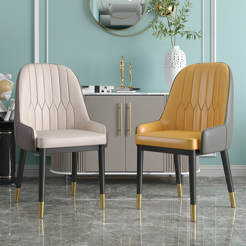 咖啡厅简约现代风沙发凳靠背椅子