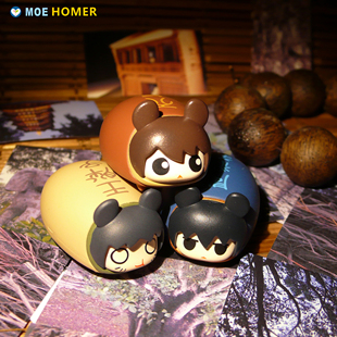 铁三角仓鼠小盒蛋鹌鹑蛋 小哥天真王胖子 盗墓笔记 瓶邪手办 现货