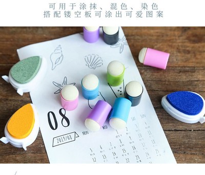 彩妆快速上色工具拇指海绵