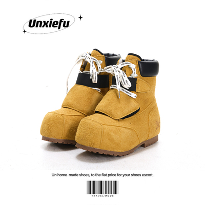 雪地靴牛皮高邦滑雪靴