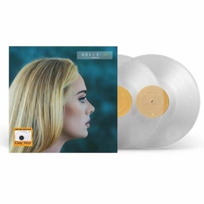 正版 阿黛尔 ADELE 30 欧美流行LP黑胶留声机唱片2LP（透明胶）