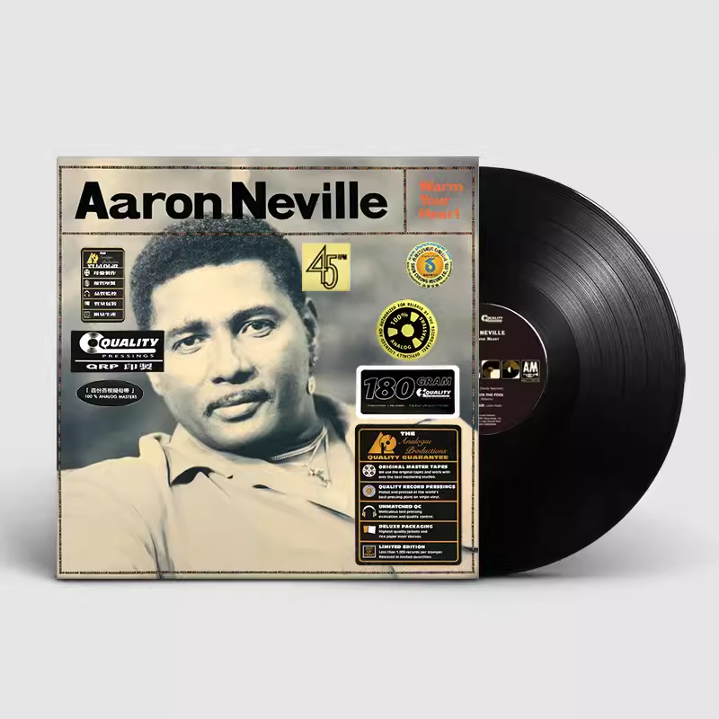全新正品 阿隆尼维尔 Aaron Neville 温暖你的心 2LP黑胶唱片45转