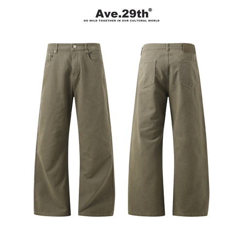 Ave.29th美式复古工装裤直筒宽松