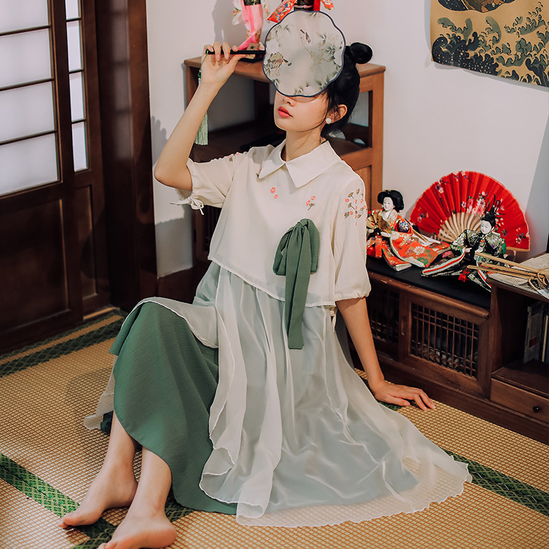 实拍现货文雅恬然的古风刺绣连衣裙|msdalam kategori Butik wanita / wanita, pakaian/pakaian kebangsaan/peringkat pakaian, pakaian kebangsaan/pakaian - dari Buy2taobao.com untuk memberikan perkhidmatan ejen Taobao profesional membeli