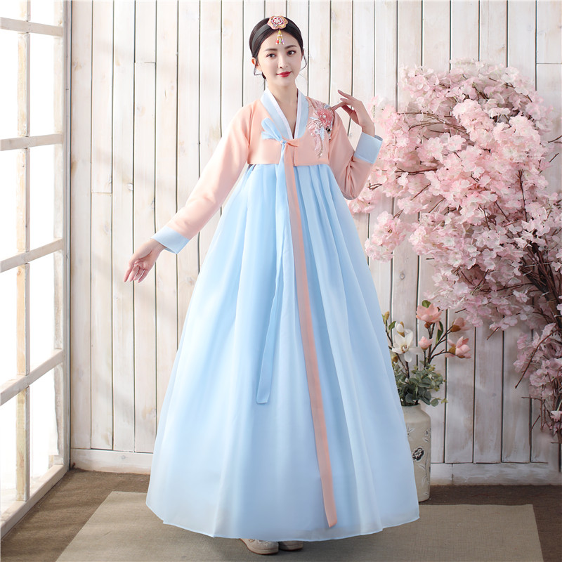 韩国朝鲜族传统大长今古装韩服女