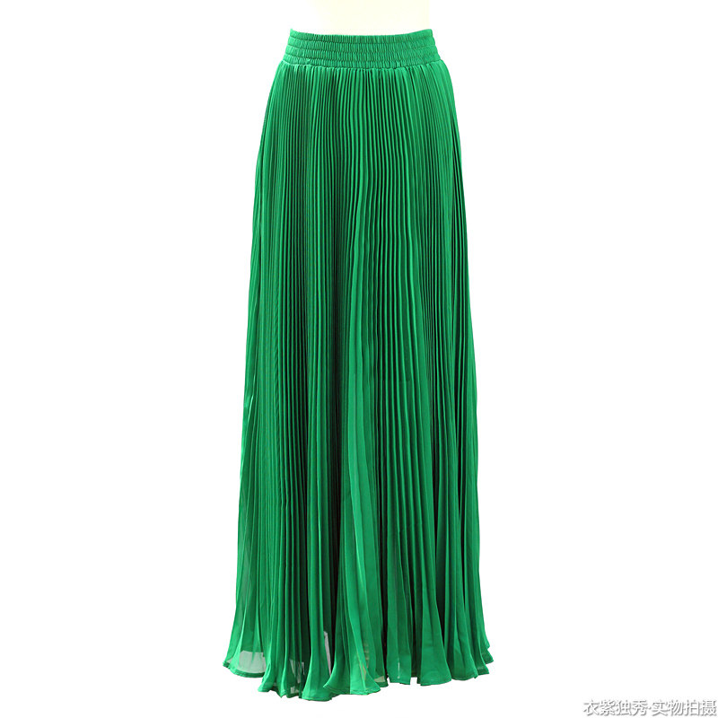 summer new pattern Silk Lithe Elegant Chiffon Outside the single Super large longuette Bouffancy skirt foldin the Women's clothing/Boutique , Skirts  category - from Buy2taobao.com to provide professional Taobao agent buy service