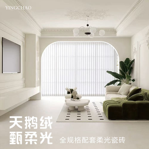 客厅简约纯色现代诧寂瓷砖