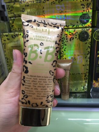可爱妞妞时尚猎豹豹纹bb霜遮瑕保湿提亮肤色带防伪50克认准正品