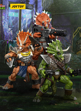 JOYTOY暗源 忍者神龟 队长佐拉克斯凯西琼斯TMNT可动模型玩具收藏