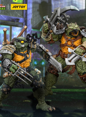 JOYTOY暗源 忍者神龟 克朗猛煞托卡TMNT 可动人偶模型玩具收藏