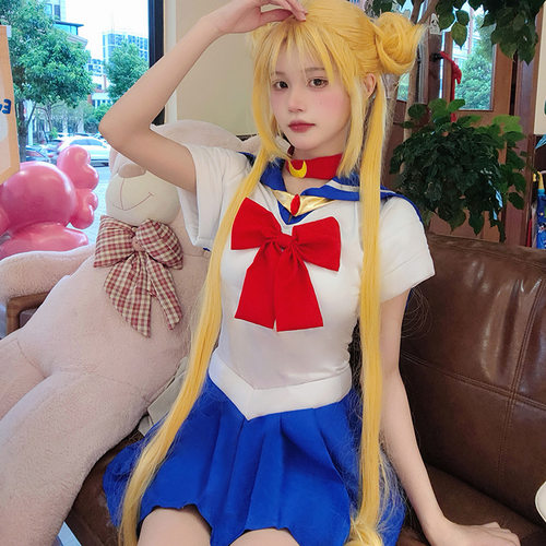 美少女战士舞台表演cos连衣裙女
