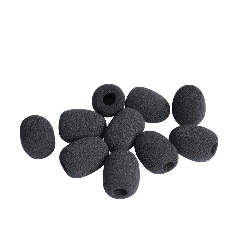 小蜜蜂通用头戴领夹麦克风话筒咪罩耳麦扩音器胸麦海绵套咪棉包邮