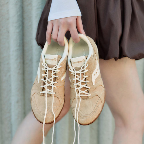 Saucony索康尼BULLET V2女薄底复古德训鞋女休闲低帮运动鞋小红鞋