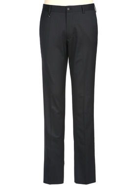 金利来男装西裤男秋季纯羊毛男裤黑色商务宽松裤子MPD20261717-99