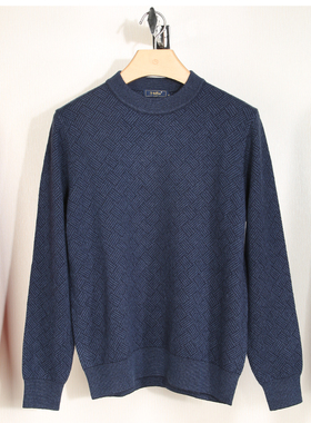 金利来男装羊绒衫冬季半高领纯羊绒保暖羊毛衫MRMF33914116-95