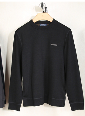 金利来男装羊毛衫男冬季加绒加厚款保暖圆领毛衣MCWF16914246-99