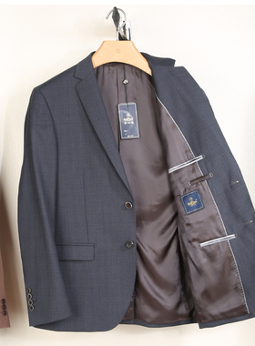 金利来男装西服 秋冬季新款羊毛修身商务西装外套MZT22261717-98