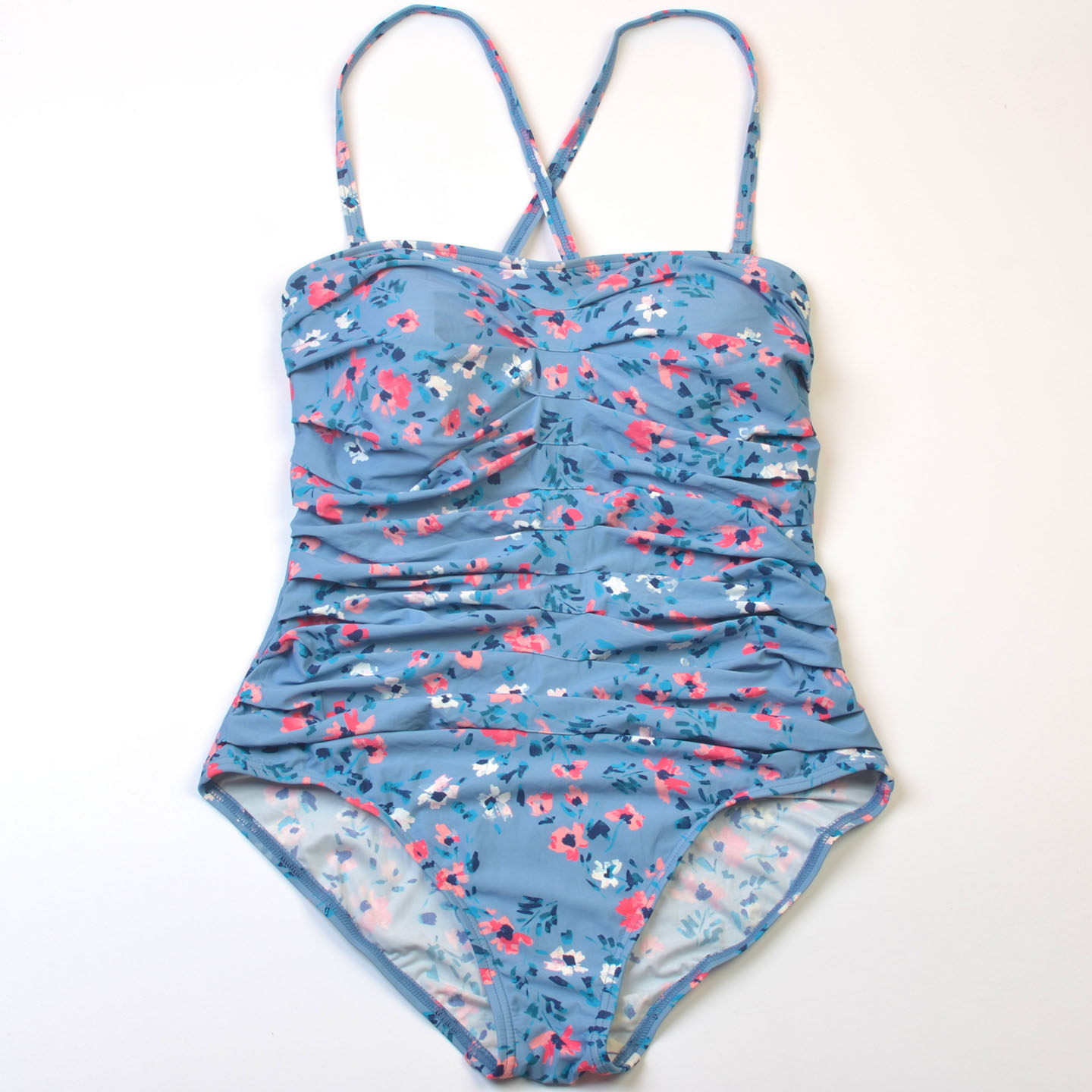 美国品牌Cal**度假沙滩性感简约连体泳衣时尚显瘦泳装女多款