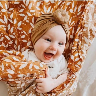 婴儿帽子春夏薄款 婴幼儿可爱护囟门帽儿童男女宝宝新生儿胎帽夏季