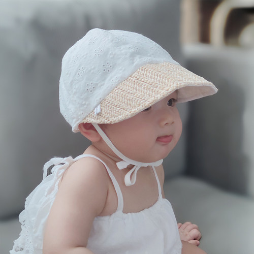 纯棉鸭舌帽大帽檐遮阳防晒夏薄款