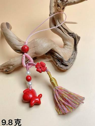 天然朱砂马上有钱挂件车挂钥匙扣包挂朱砂马上有钱挂件车挂钥匙扣