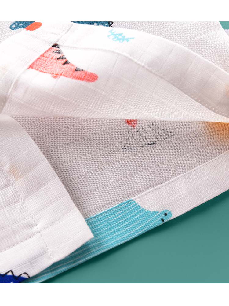 베이비 탑 순면 가디건 통기성 여름 얇은  긴팔 잠옷 남성과 여성을 위한 에어컨 옷