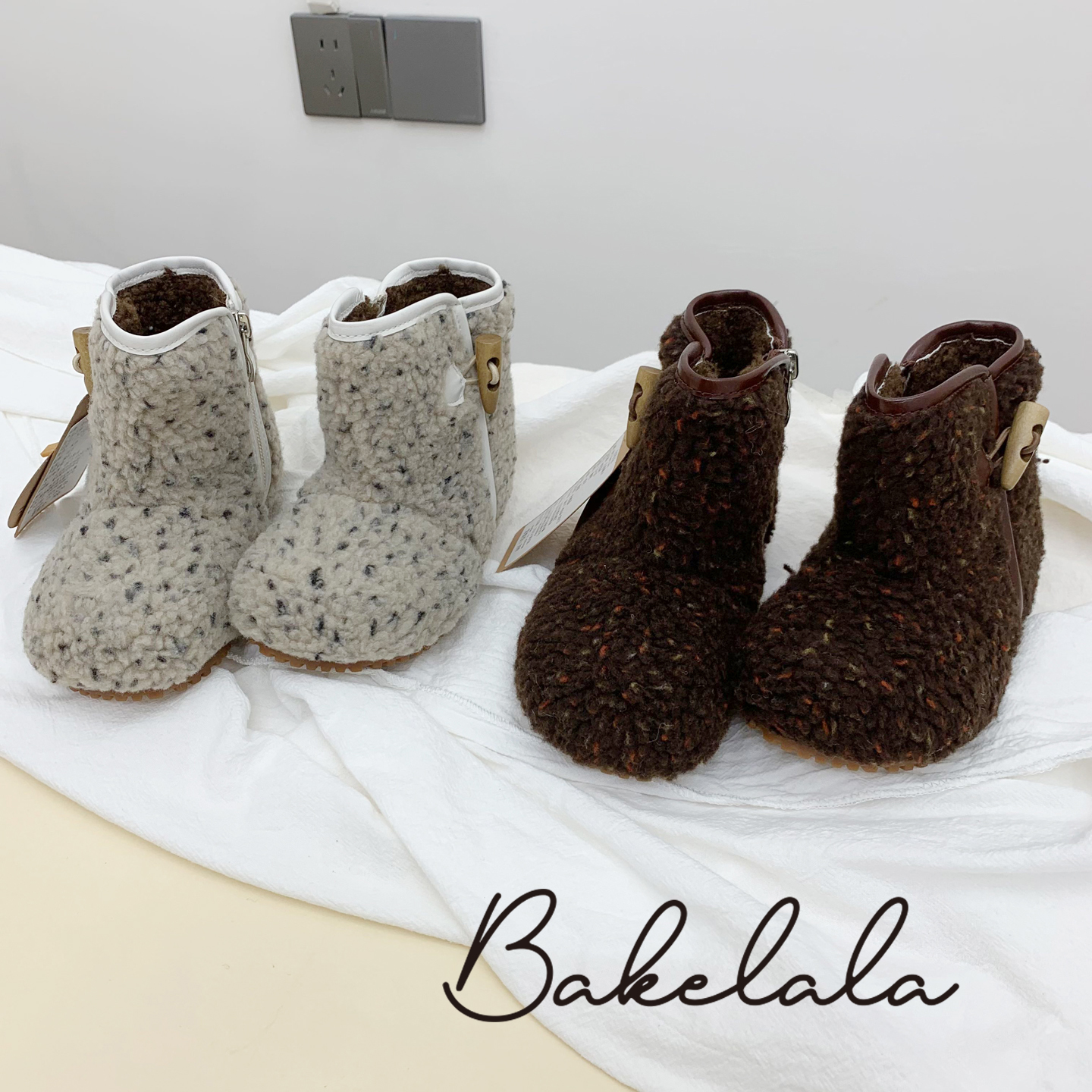 儿童靴子防滑保暖时尚加厚短靴