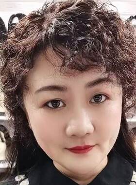 假发真头发超轻薄高档卷发洋气额头真人发丝透气补发块40岁到70岁