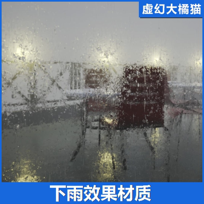 UE4虚幻5 Animated Rain - Waterdrop Material & FX 下雨特效