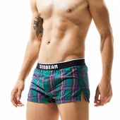 透气舒适U囊内衬阿罗裤 内裤 夏季 薄款 男平角裤 宽松纯棉青年潮韩版