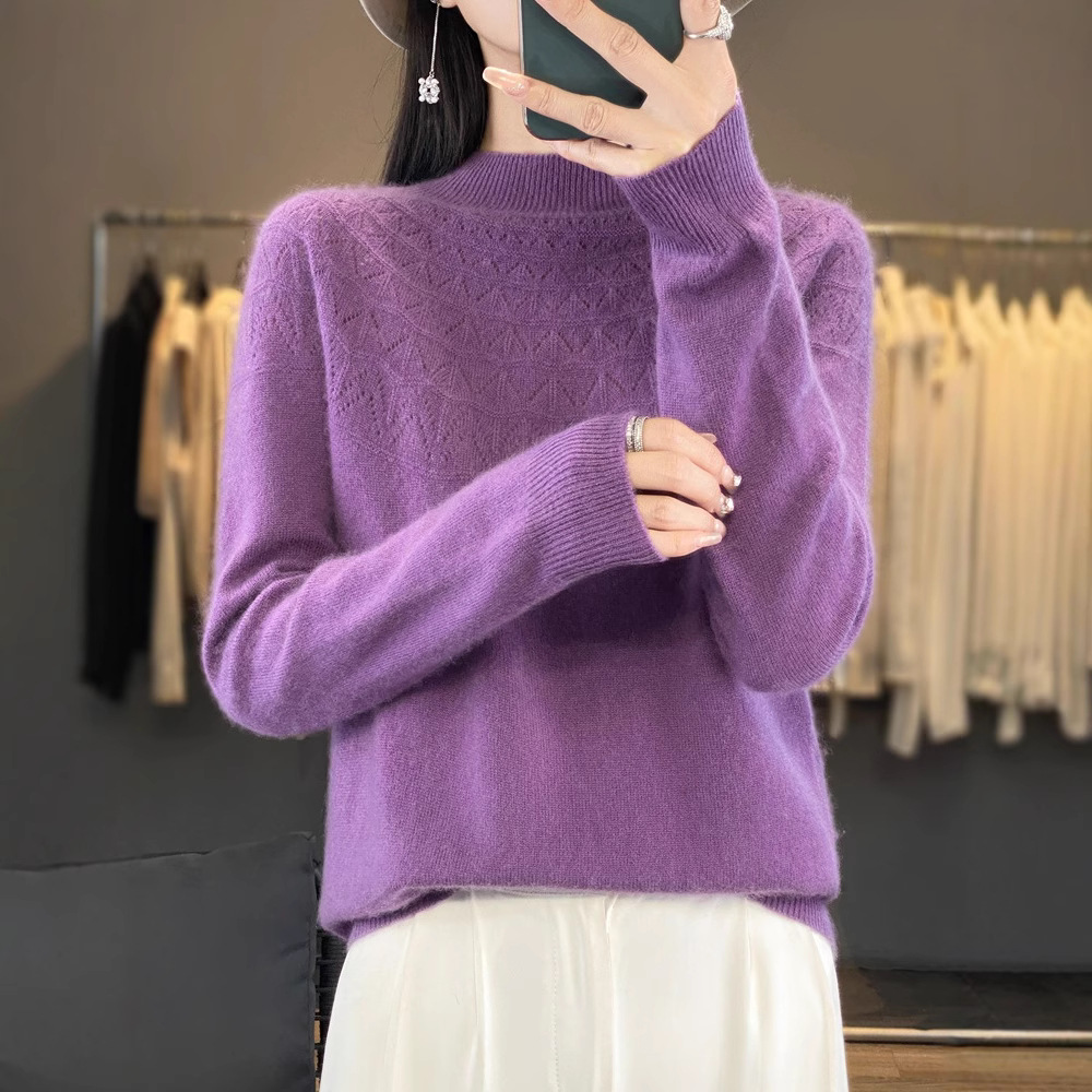 套头创意款秋季风气质毛针织衫