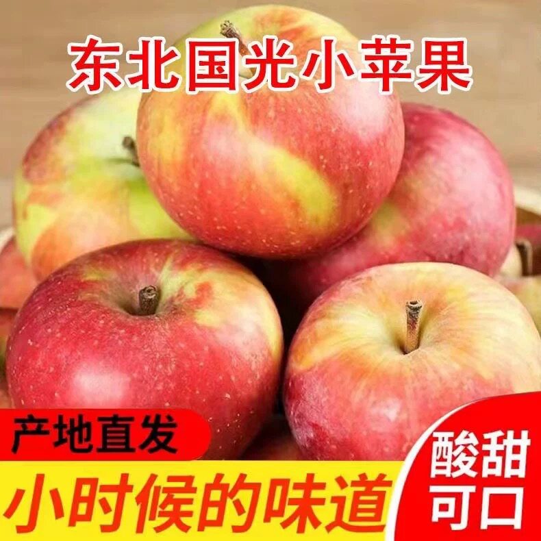 正宗东北国光苹果新鲜当季东北特产老树国光不打蜡不套袋5斤包邮图片