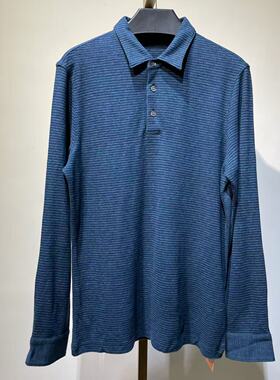 DC510  170码  男士春秋翻领长袖T恤日常休闲百搭款打底上衣