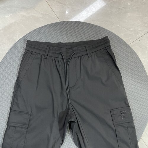 笔印家【薄款工装休闲裤AK19-1】黑色男士休闲裤男装工厂剪标裤子