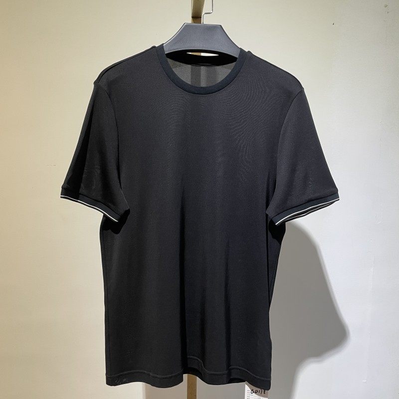 BD178 男士短袖T恤新款夏季高端薄款休闲桑C丝圆领体恤男装170码