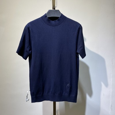 BM3男士秋冬薄款半高领针织打底毛衣时尚休闲款上衣