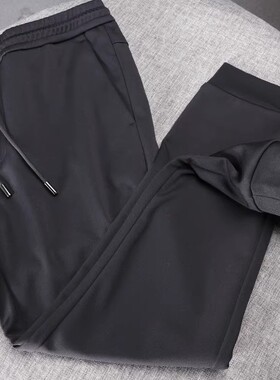 AK6毕滑保罗家爽滑新面料基础黑色系男士束脚九分 修身弹力运动