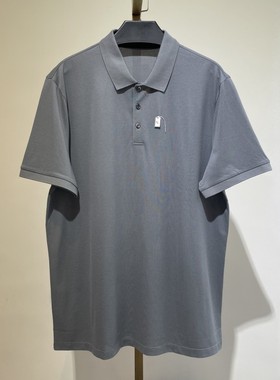 AD394男士短袖T恤夏季翻领商务休闲桑C丝中青年凉爽上衣 190码