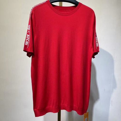 AD75 180码 男士短袖T恤夏季圆领休闲款针织上衣