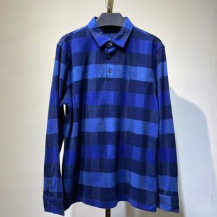 DC530  180码  男士春秋翻领长袖T恤日常休闲百搭款打底上衣