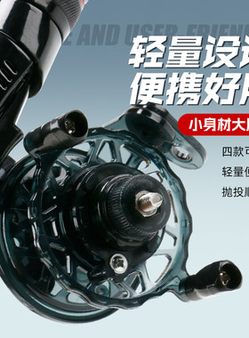 鱼轮带泄力前打轮飞钓轮