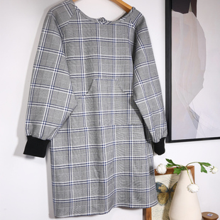 高品质日式家务围裙厨房长袖防污罩衣反穿衣男女适合套羽绒服微弹