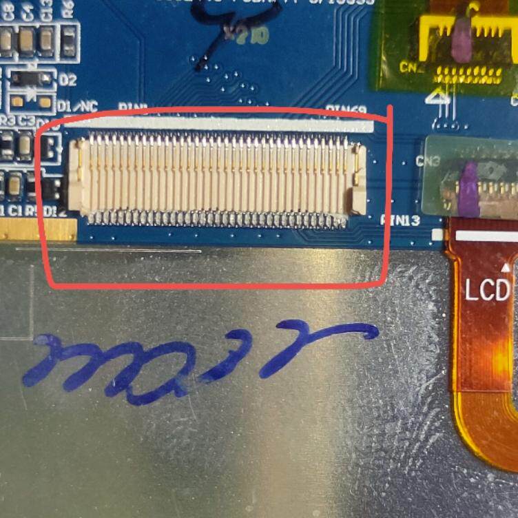 适用三星平板T515 T510 T580 T585 显示屏夹子触片触摸液晶内联座