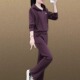 女春秋2026新款 套装 休闲两件套跑步服 连帽减龄运动卫衣阔腿裤 时尚